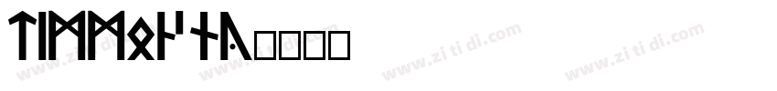 Timmons NY字体转换